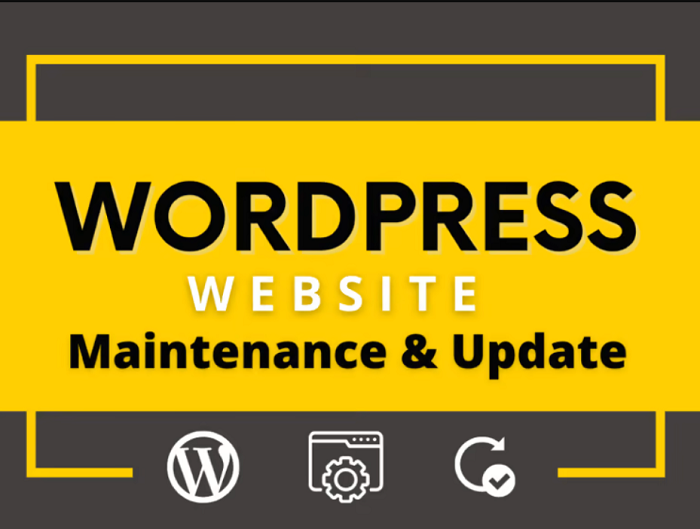 wordpress website maintenance